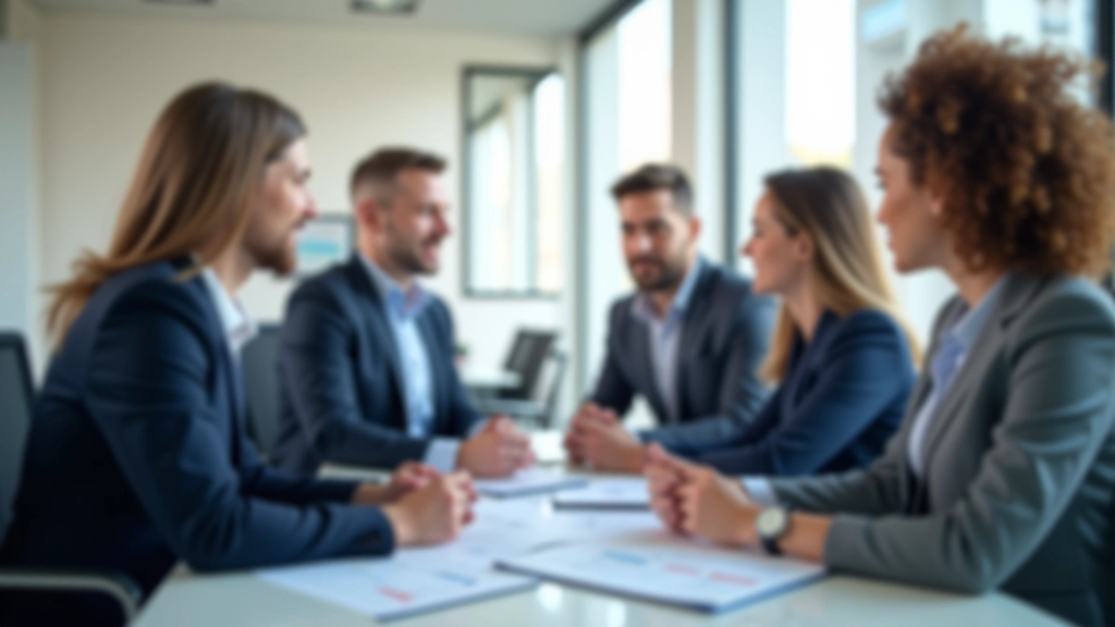Équipe d'analystes économiques en discussion stratégique autour d'un tableau blanc